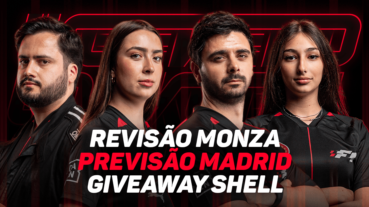 🔴⚫️ WL | EP25 – Monza foi incrível, Madrid será um desafio e vencedores Giveaway Shell